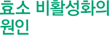 효소 비활성화의 원인